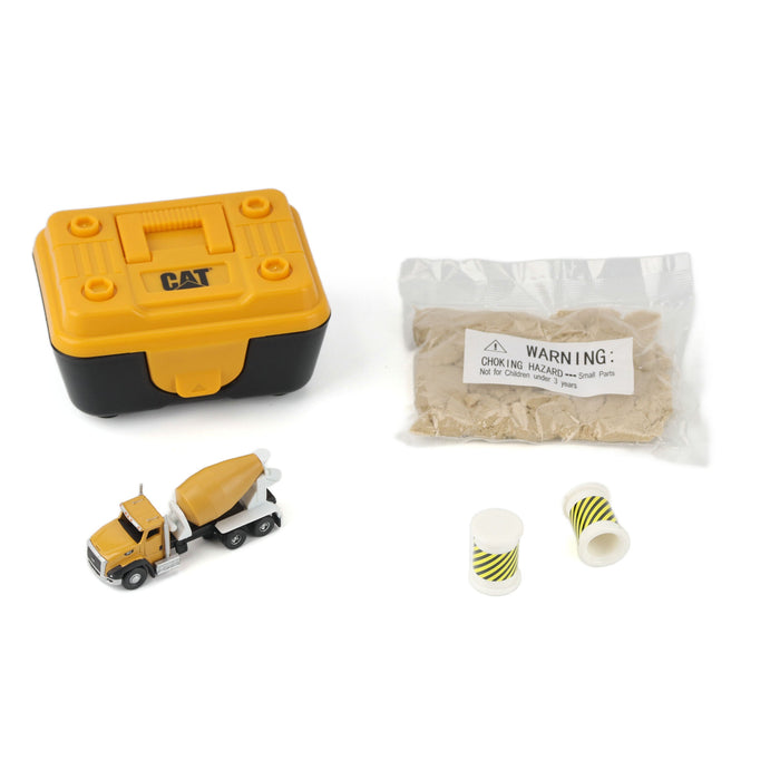 Cat Micro CT660 Dump Truck with Accessories in Tool Box