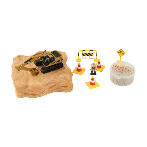 1:87 Cat M318D Wheel Excavator Earth Mover Playset