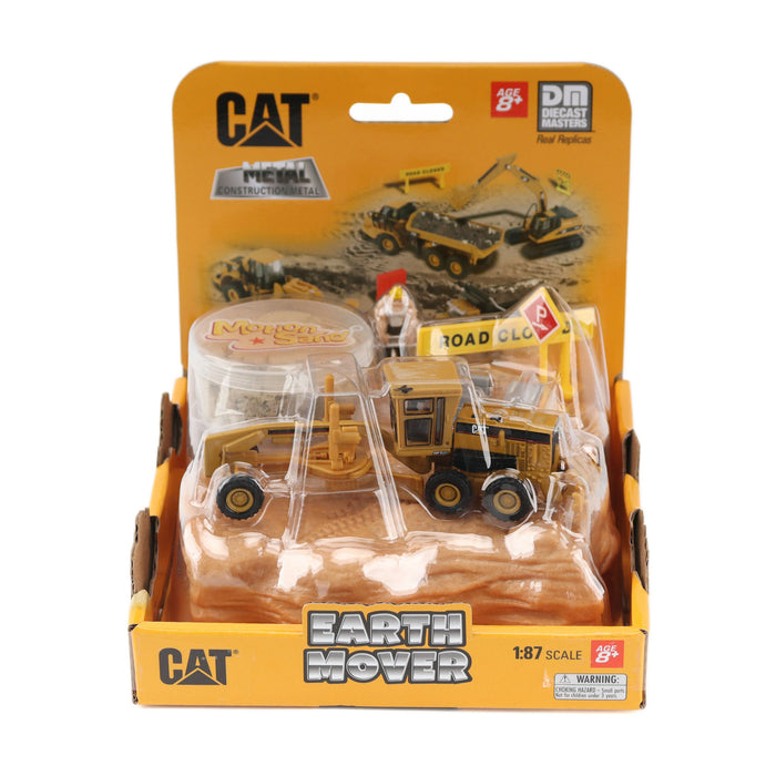 1:87 Cat 163H Motor Grader Earth Mover Playset