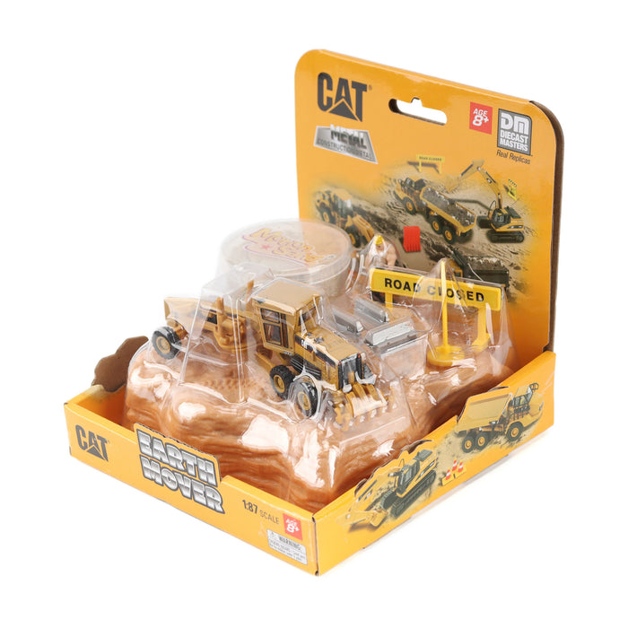 1:87 Cat 163H Motor Grader Earth Mover Playset
