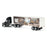 1:64 Black Peterbilt with Caterpillar Mural Trailer