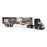 1:64 Black Peterbilt with Caterpillar Mural Trailer