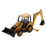 Cat 420 Backhoe Loader with interchangeable attachment