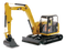 1:32 Cat 308E2 CR SB Mini Hydraulic Excavator