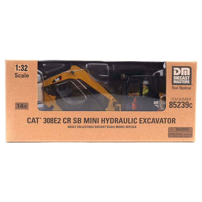 1:32 Cat 308E2 CR SB Mini Hydraulic Excavator