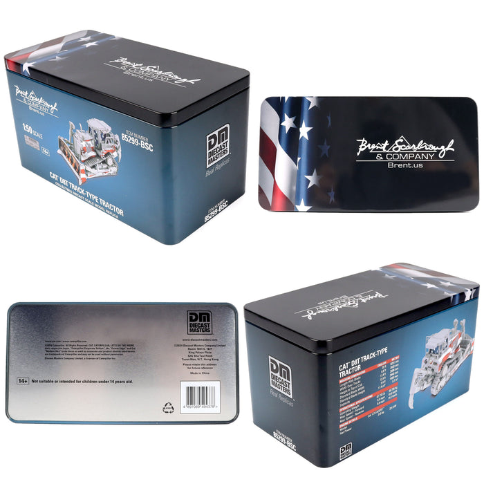 1:50 Cat D8T Dozer for Brent Scarbrough & Co. with special Patriotic Decoration