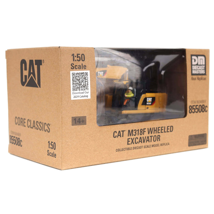 1:50 Cat M318F Wheeled Excavator