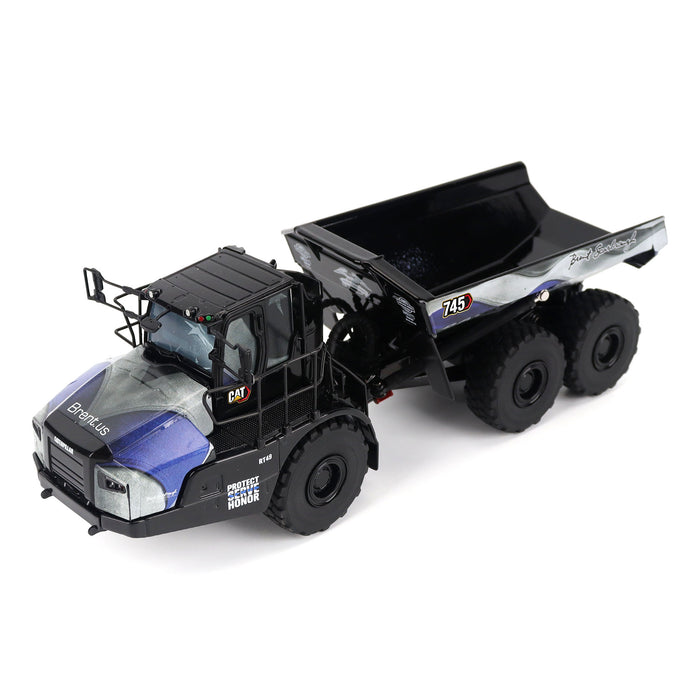 1:50 Cat 745 Articulated Truck for Brent Scarbrough & Co. with special "Back the Blue" Decoration