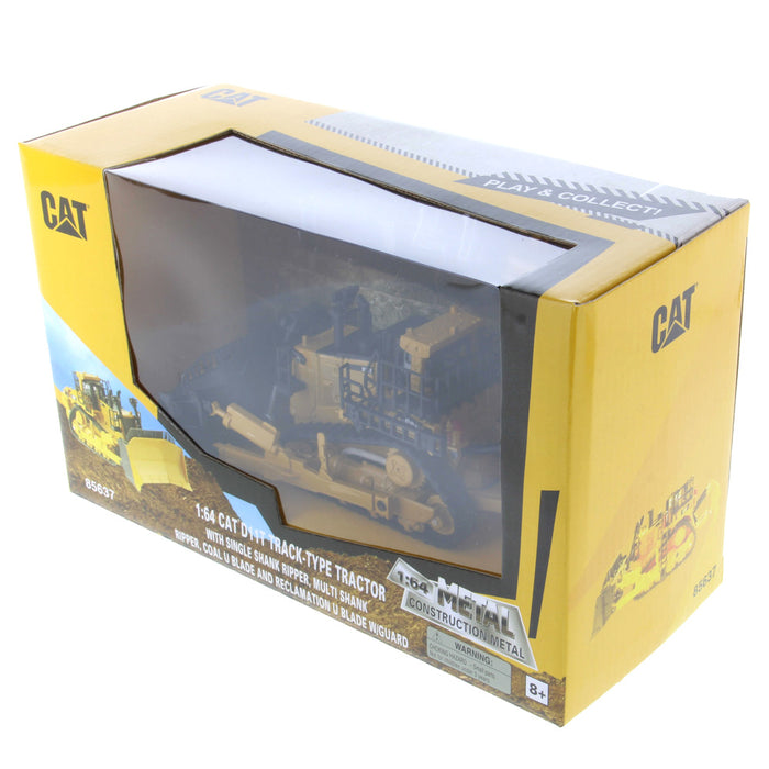 1:64 Cat D11 Dozer with 2 Blades and Rear Rippers