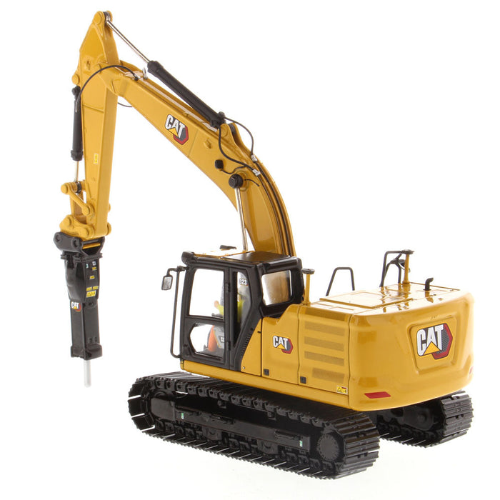 1:50 Cat 323 Hydraulic Excavator with 4 new work-tools - Next Generation