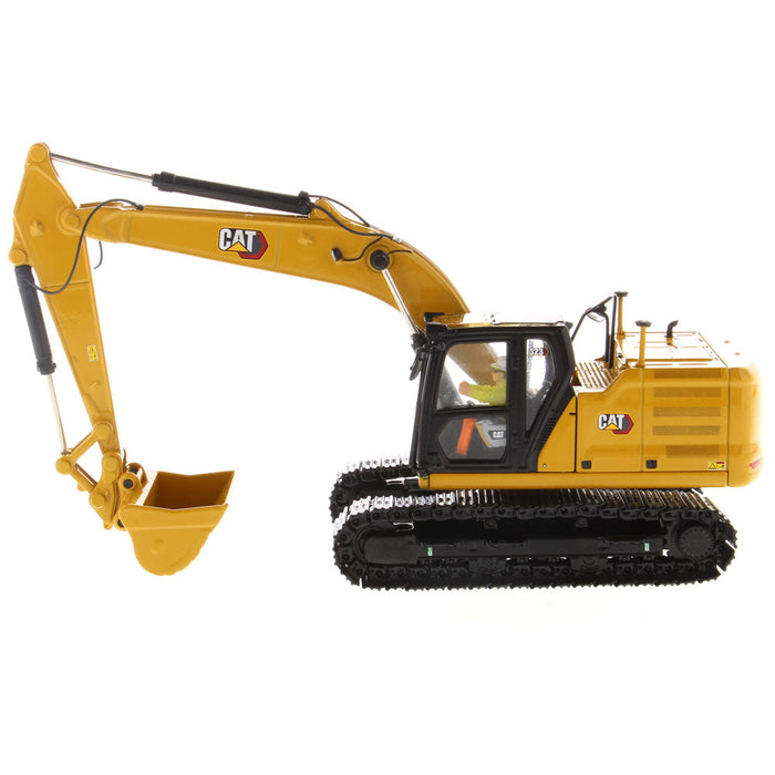 1:50 Cat 323 Hydraulic Excavator with 4 new work-tools - Next Generation