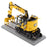 1:50 Cat M323F Railroad Wheeled Excavator - Safety Yellow Version
