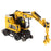 1:50 Cat M323F Railroad Wheeled Excavator - Safety Yellow Version