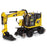 1:50 Cat M323F Railroad Wheeled Excavator - Safety Yellow Version