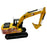 1:50 Cat 320 GX Hydraulic Excavator with Dragon Totem Decoration