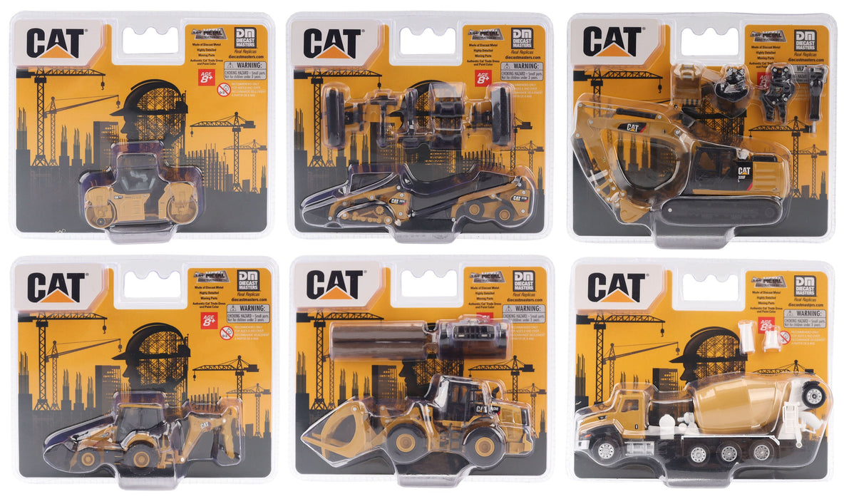 1:64 Cat Diecast models Series II Assortment (1pc each of 84681CS/84682CS/84683CS/84684CS/84642CS/84640CS assorted, 6pcs per carton)