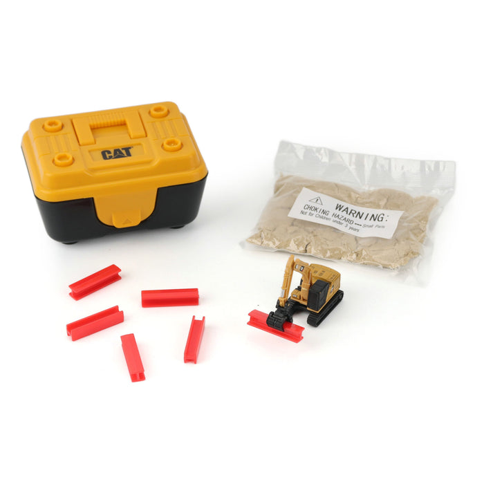 Cat Micro 320 Hydraulic Excavator Grapple with Accessories in Tool Box