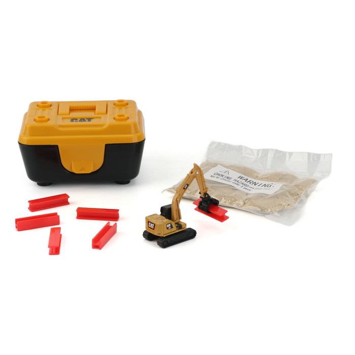 Cat Micro 320 Hydraulic Excavator Grapple with Accessories in Tool Box