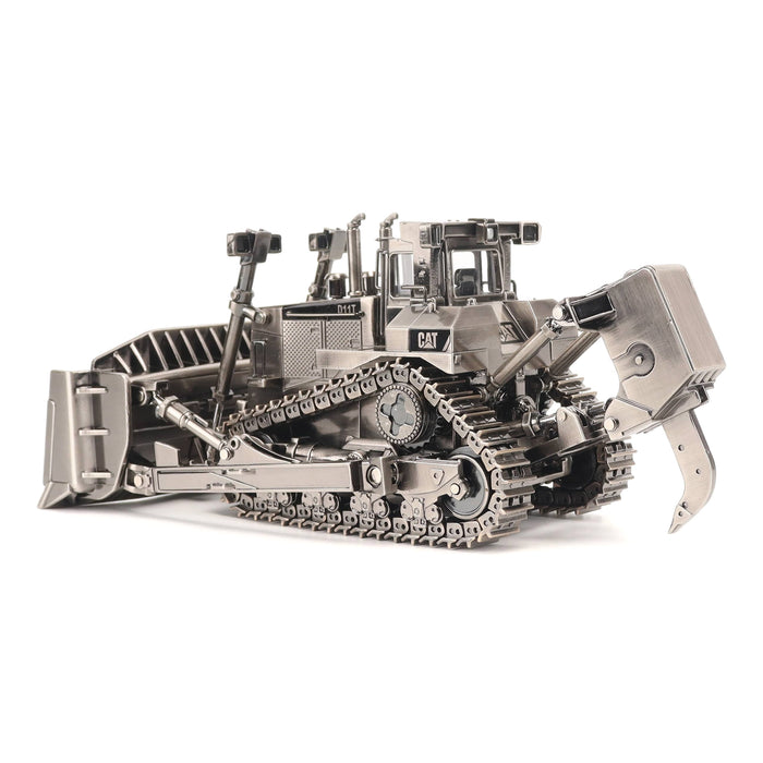 1:50 Cat D11T Track-Type Tractor - Antique Silver Finish