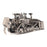 1:50 Cat D11T Track-Type Tractor - Antique Silver Finish