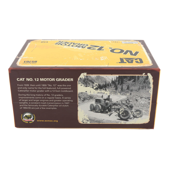 1:50 Cat No.12 Motor Grader