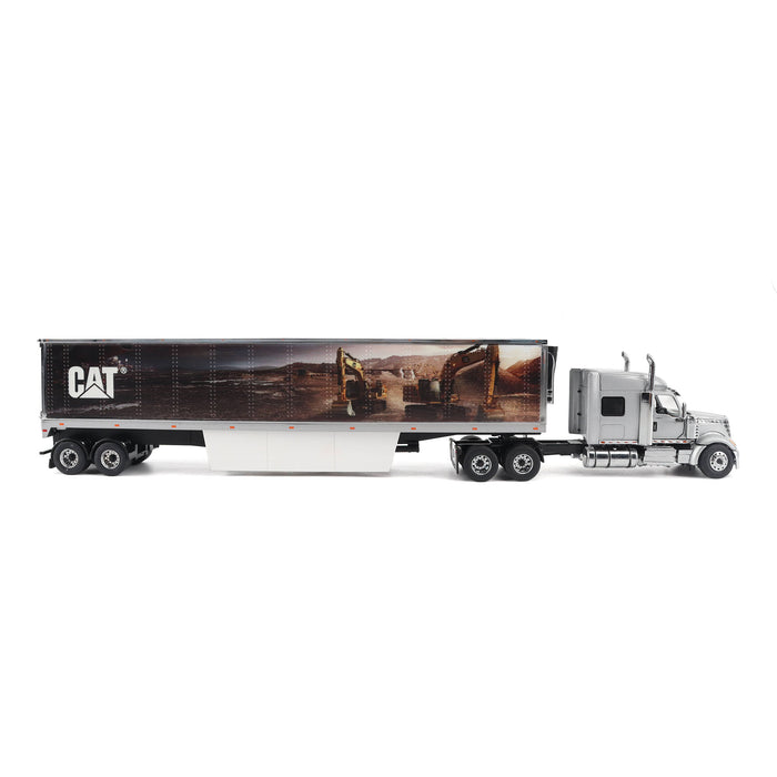 1:50 International Lonestar Sleeper with Cat Mural Trailer