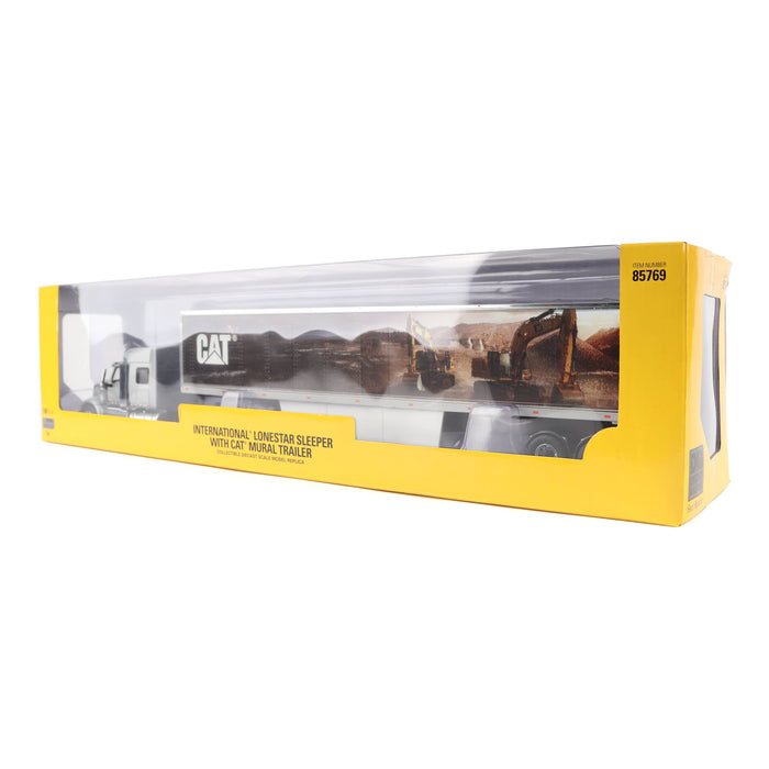 1:50 International Lonestar Sleeper with Cat Mural Trailer
