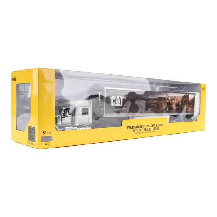 1:50 International Lonestar Sleeper with Cat Mural Trailer