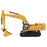 1:87 Cat 395 Next Generation Hydraulic Excavator - Mass Excavator Version with Metal Tracks