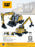 1:50 Cat M318 Wheeled Excavator