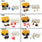 Cat Mini Play Set Assortment III (Packed in Tool Box with Motion Sand and Surprise Tools)