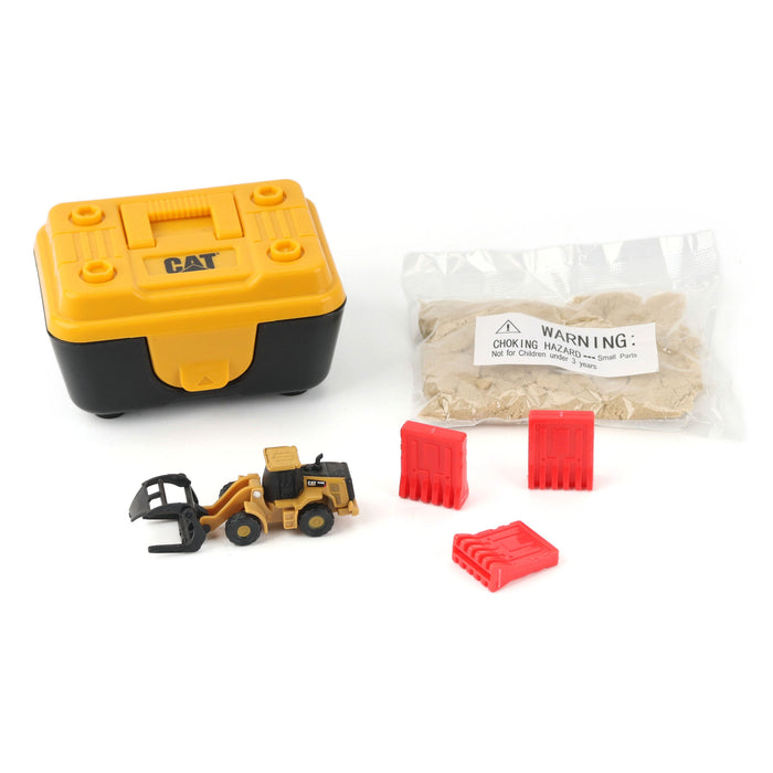 Cat Micro 950M Wheel Loader - Log Fork Version with Accessories in Tool Box