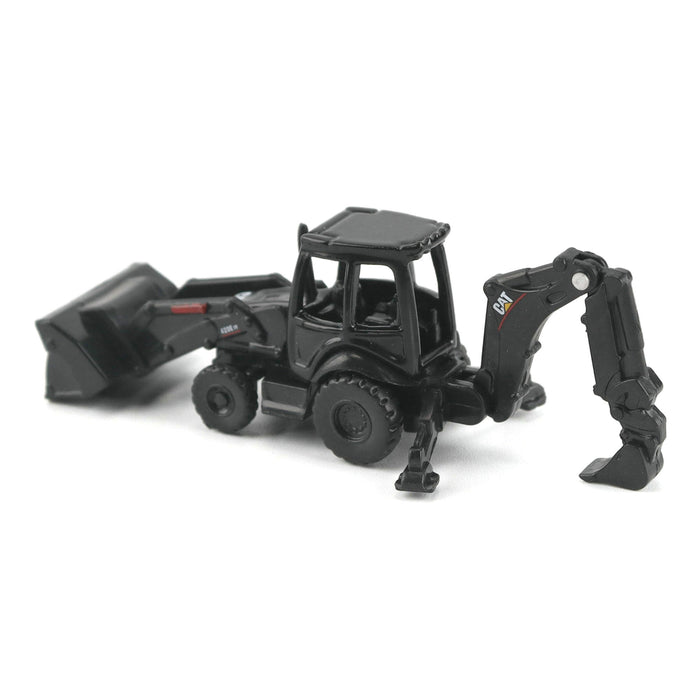 Cat Micro 420E Backhoe Loader (Black Finish) with accessories in Tool Box