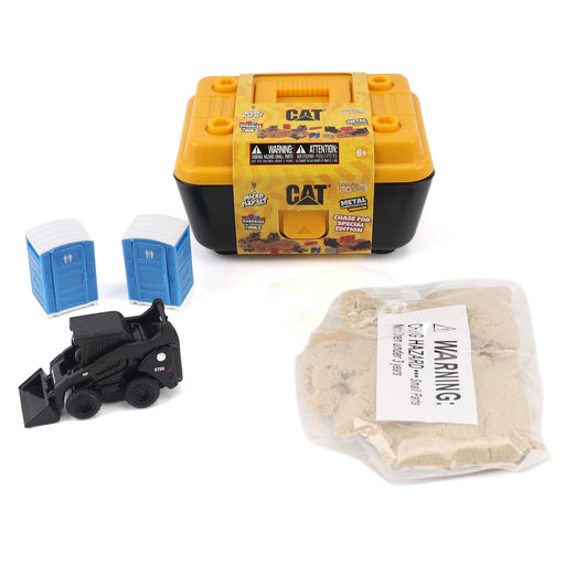 Cat Micro 272C Skid Steer Loader (Black Finish) with accessories in Tool Box