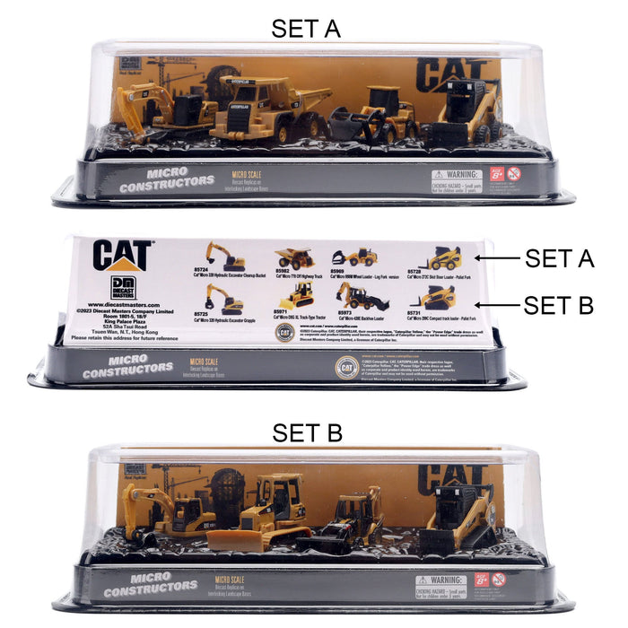 Cat Micro Constructors 4-pack Assortment
