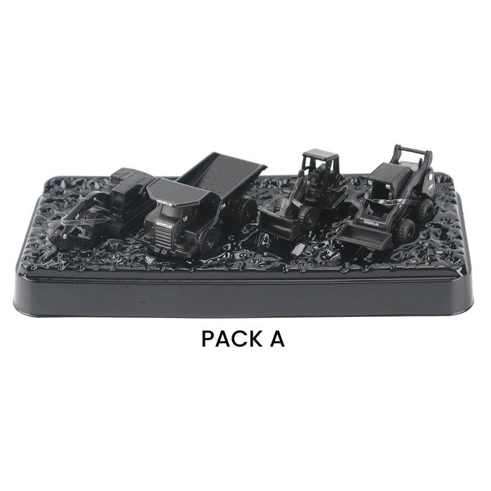 Cat Micro Constructors Special Black Edition 4-pack Assorment 4-Pack Set A 4-Pack Set B