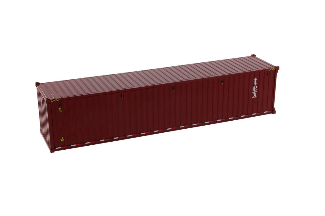 1:50 40' Dry Goods Sea Container Color - TEX (No Forwarder Printed)