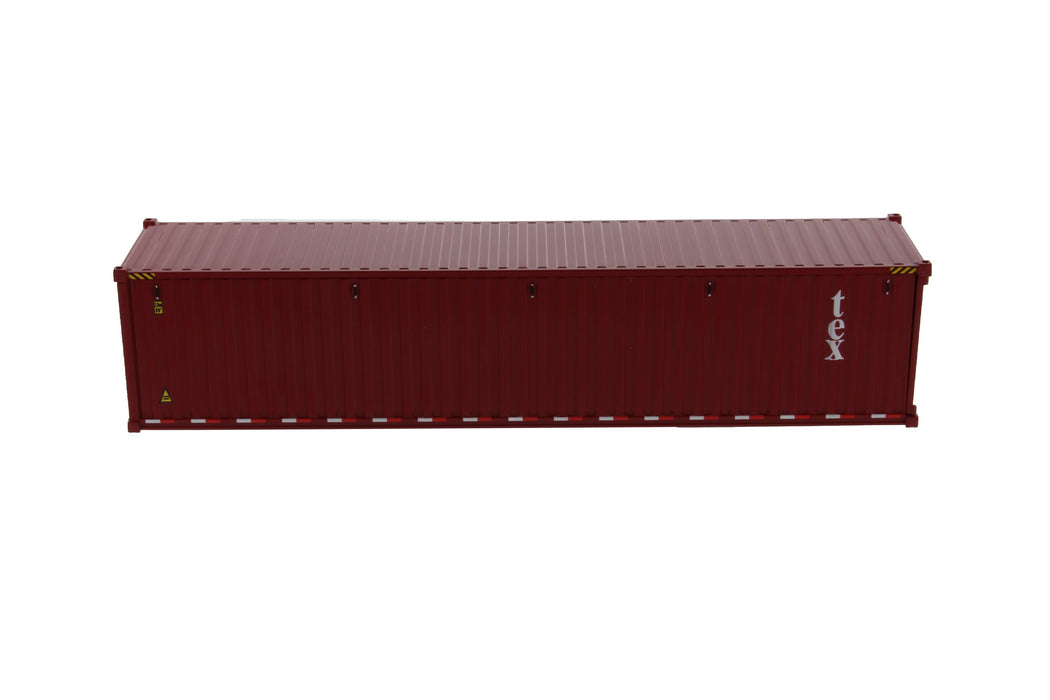 1:50 40' Dry Goods Sea Container Color - TEX (No Forwarder Printed)