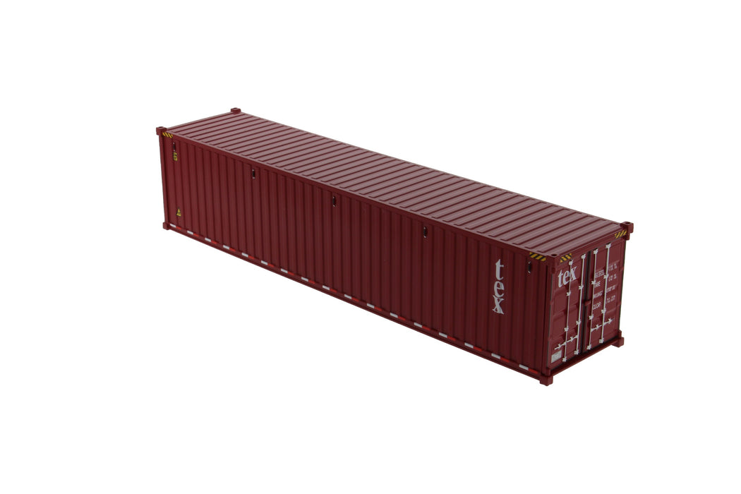 1:50 40' Dry Goods Sea Container Color - TEX (No Forwarder Printed)