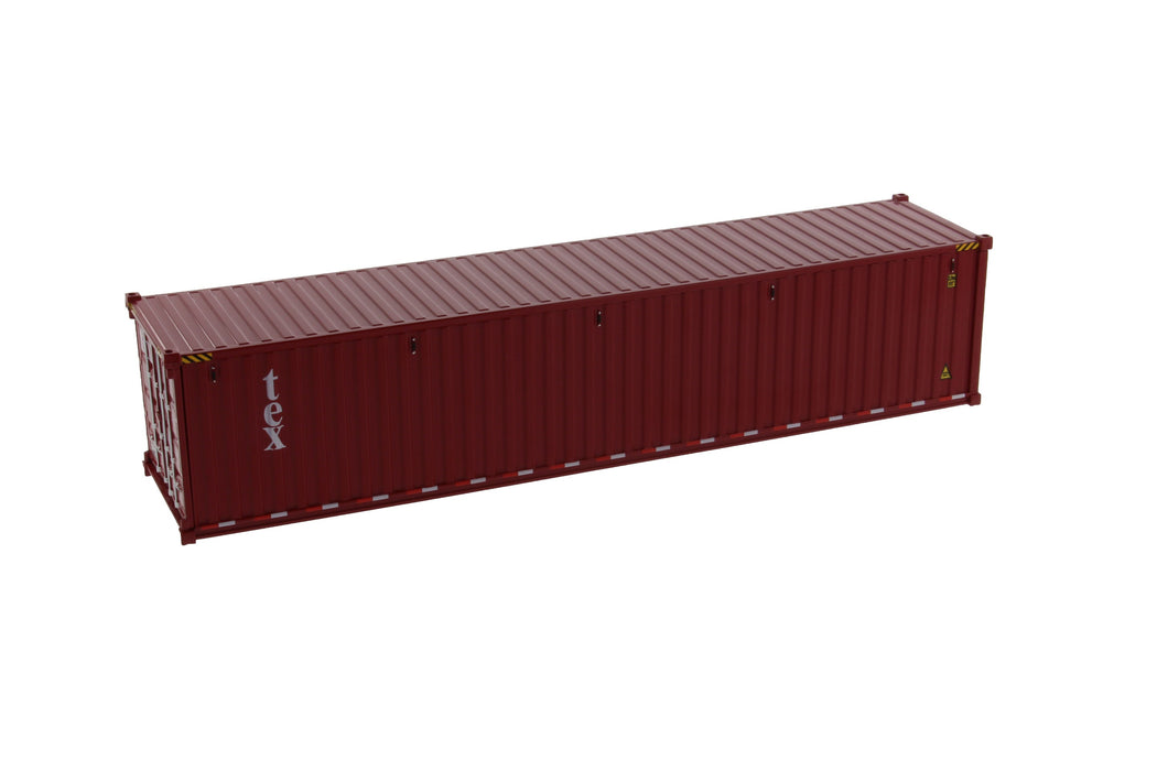 1:50 40' Dry Goods Sea Container Color - TEX (No Forwarder Printed)