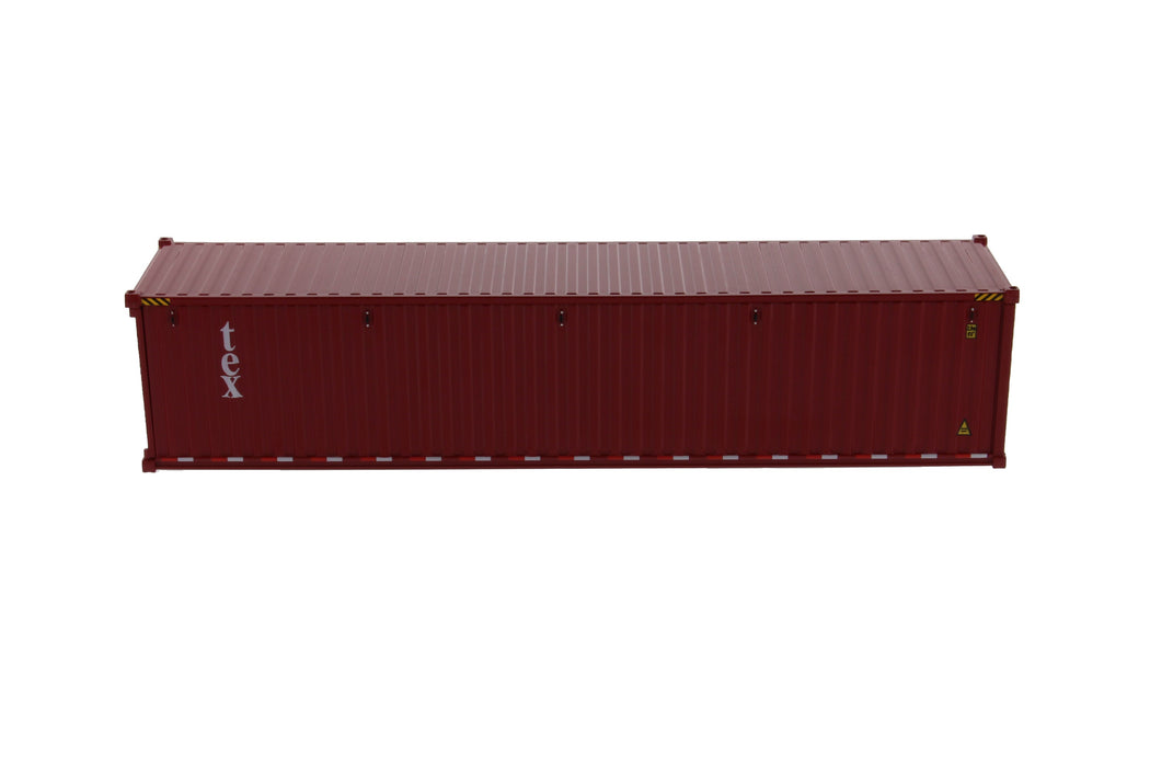 1:50 40' Dry Goods Sea Container Color - TEX (No Forwarder Printed)