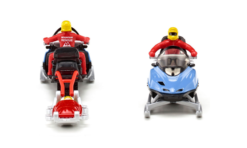 Snow Mobile With Rescue Sledge