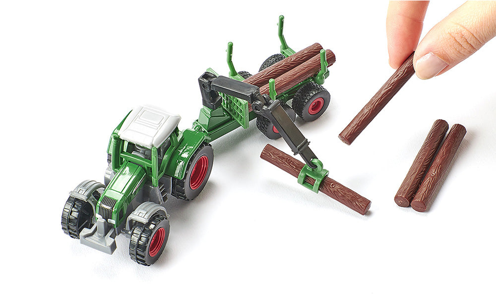 Tractor With Forestry Trailer