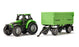 DEUTZ-FAHR with Fortuna 4-Wheel-Trailer