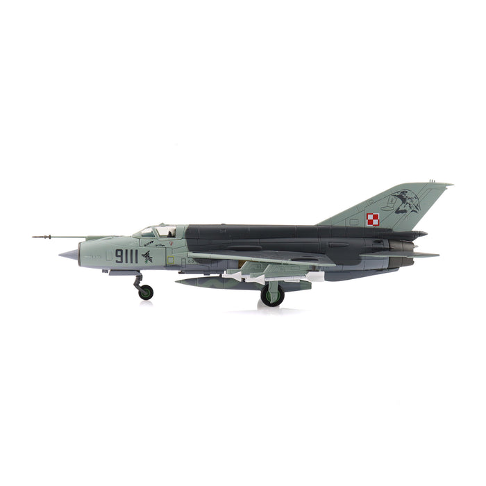 MIG-21MF "Polish Air Force" 9111, 3 ELT, Poznan-Kresiny, Poland, 2002