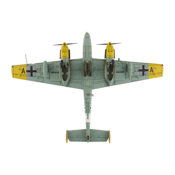 BF 110E-2 3U+AR, 7./ZG 26, Italy 1941 (special weathered version)