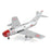 MIG-15bis Red 25, Chinese People's Volunteers Air Force, North Korea, 1950s (with climbing ladder) (1:72 Scale)