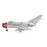 MIG-15bis Red 25, Chinese People's Volunteers Air Force, North Korea, 1950s (with climbing ladder) (1:72 Scale)