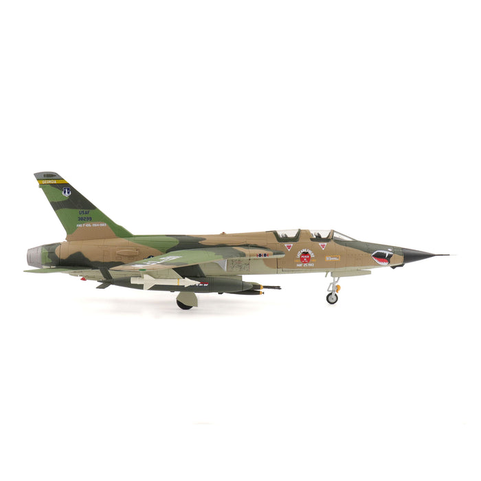 F-105F Thunderchief "Peach 91" 63-8299, 128th TFS, Dobbins, 24 July 1983