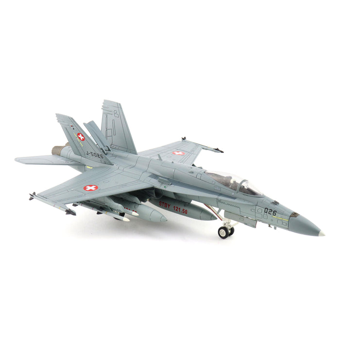 F/A-18C Hornet J-5026, Swiss Air Force, Emmen Air Base, 2024 (1:72 Scale)